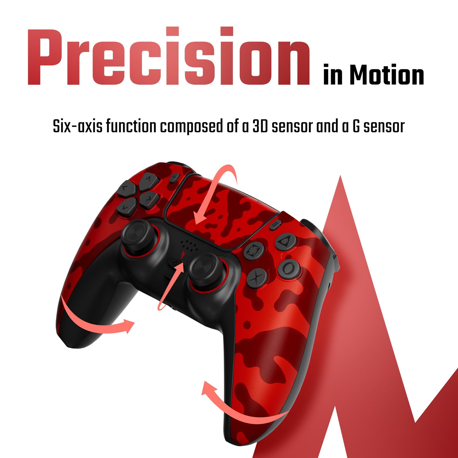 acer Nitro Katana NT-02 Wireless Multi-Platform Game Controller | Bluetooth 5.3 | Touchpad & Built-in Speaker | Dual Vibration | MR/ML Programmable Buttons | Hall Triggers | Switch/PC/Android/iOS/PS4