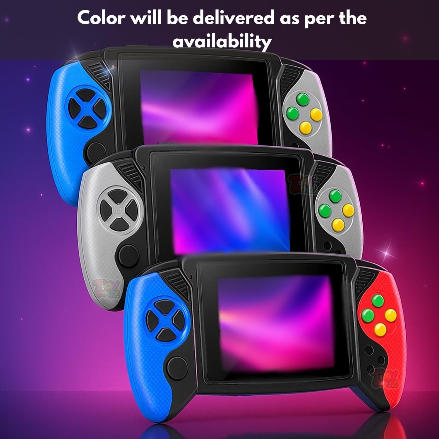 TOYTONIC Portable Retro Handheld Game Console for Kids | Classic Gaming with Preloaded 620 Games | 3.5" Color Screen, Built-in Power Cell, TV Output | Video Games Player ๐๐ข๐ฆ๐ข๐ญ๐๐ ๐๐จ๐๐๐ฒ